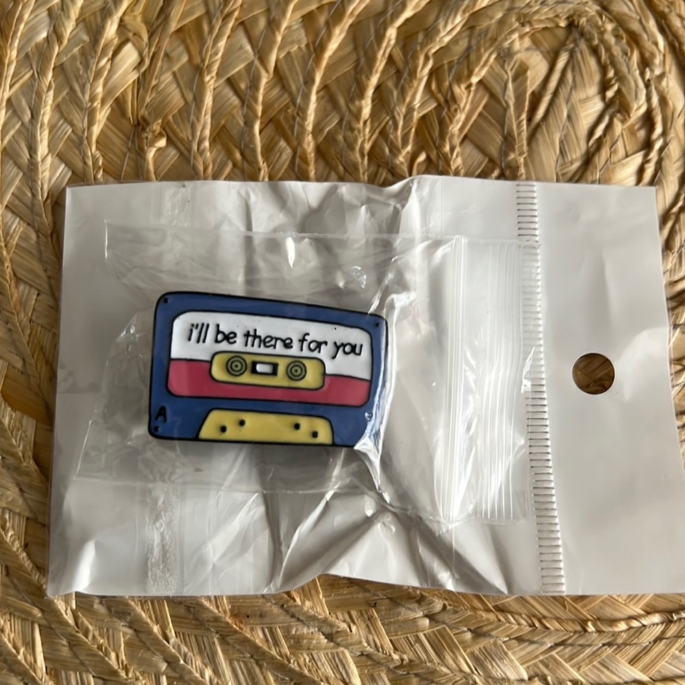 Enamel Y2K 90's Vibe Fun Cassette Tape Dress Pin Brooch